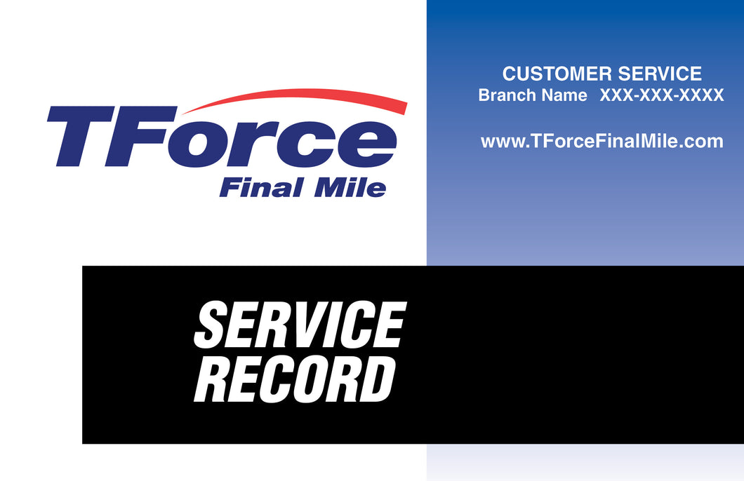 Service Record Books