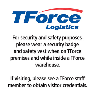 Security/Safety Entrance Signs